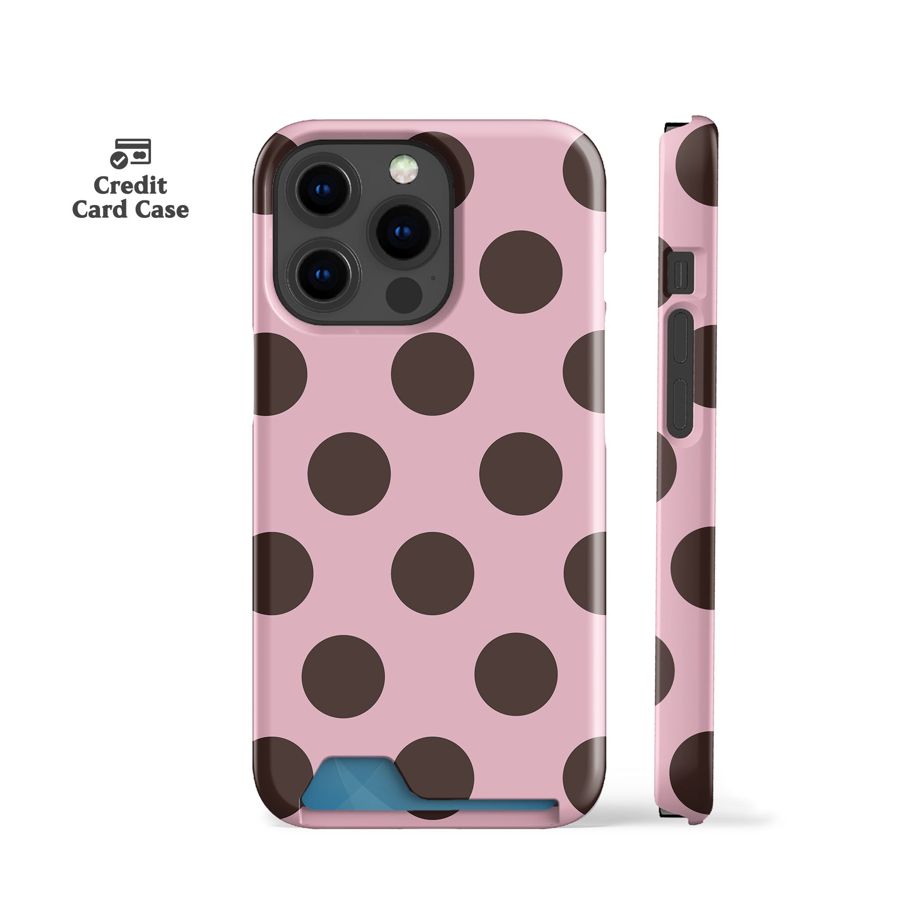 Light Pink Feria Dots Card Case