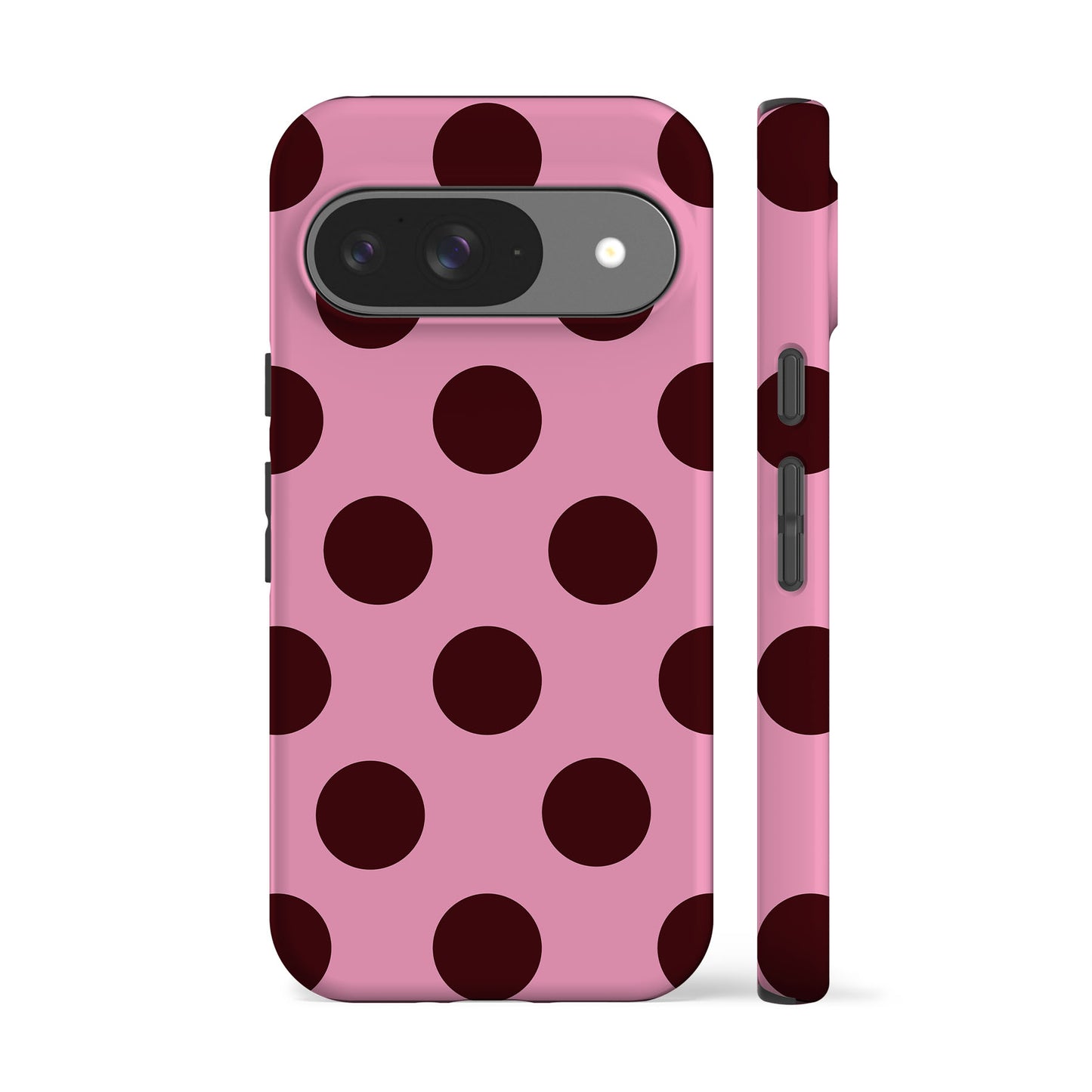 Feria Maroon Dots Phone Case