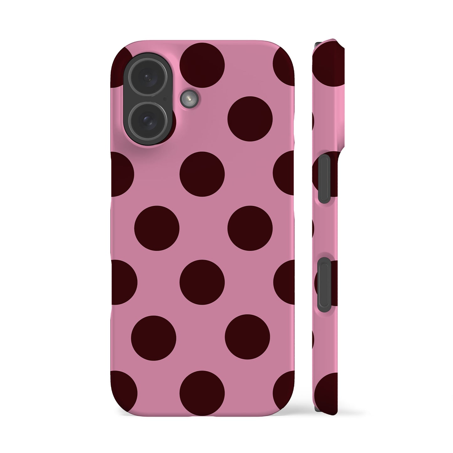 Feria Maroon Dots Phone Case