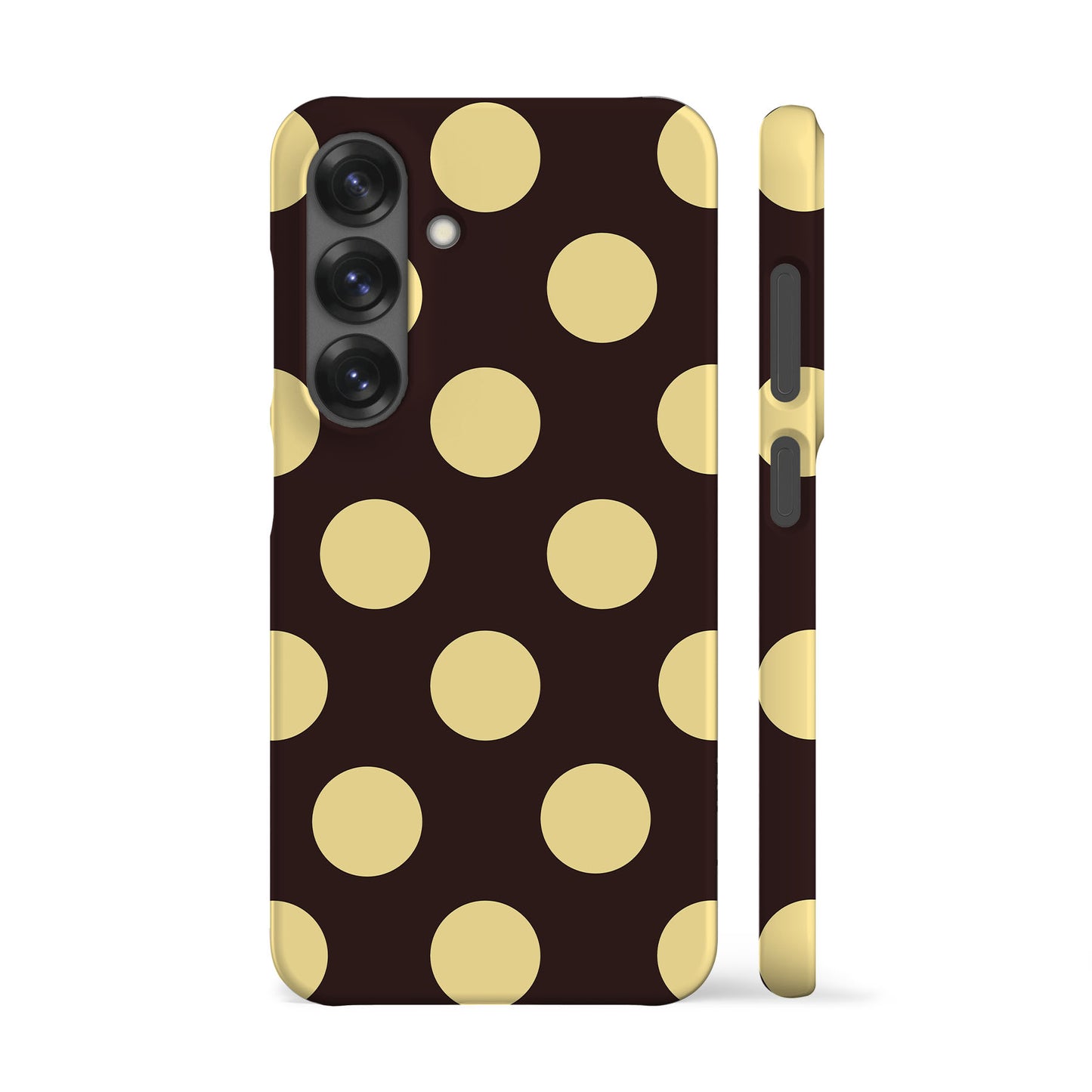 Brown Yellow Feria Dots Phone Case
