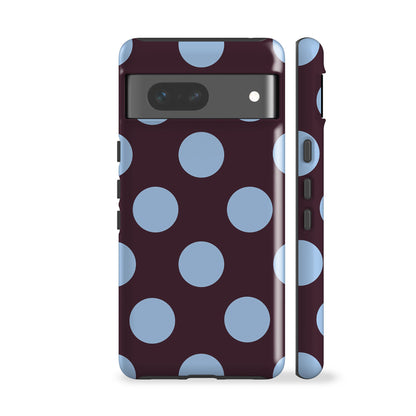 Dark Purple Feria Dots Phone Case