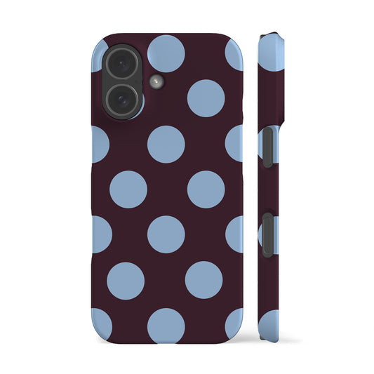 Dark Purple Feria Dots Phone Case