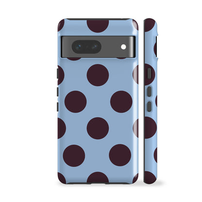 Ice Blue Feria Dots Phone Case