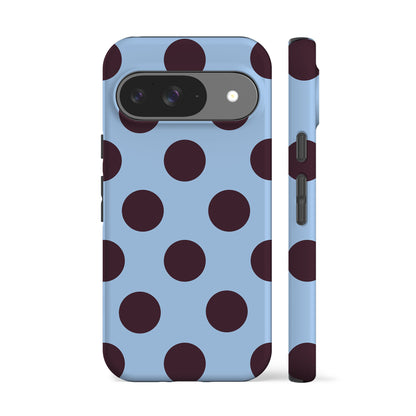 Ice Blue Feria Dots Phone Case