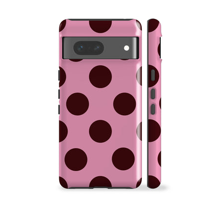 Feria Maroon Dots Phone Case