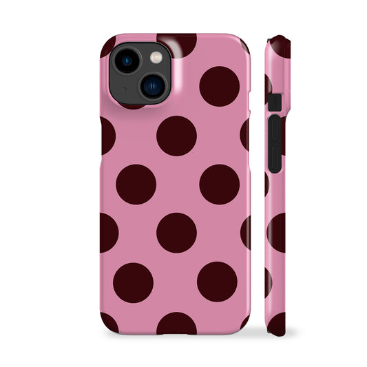Feria Maroon Dots Phone Case