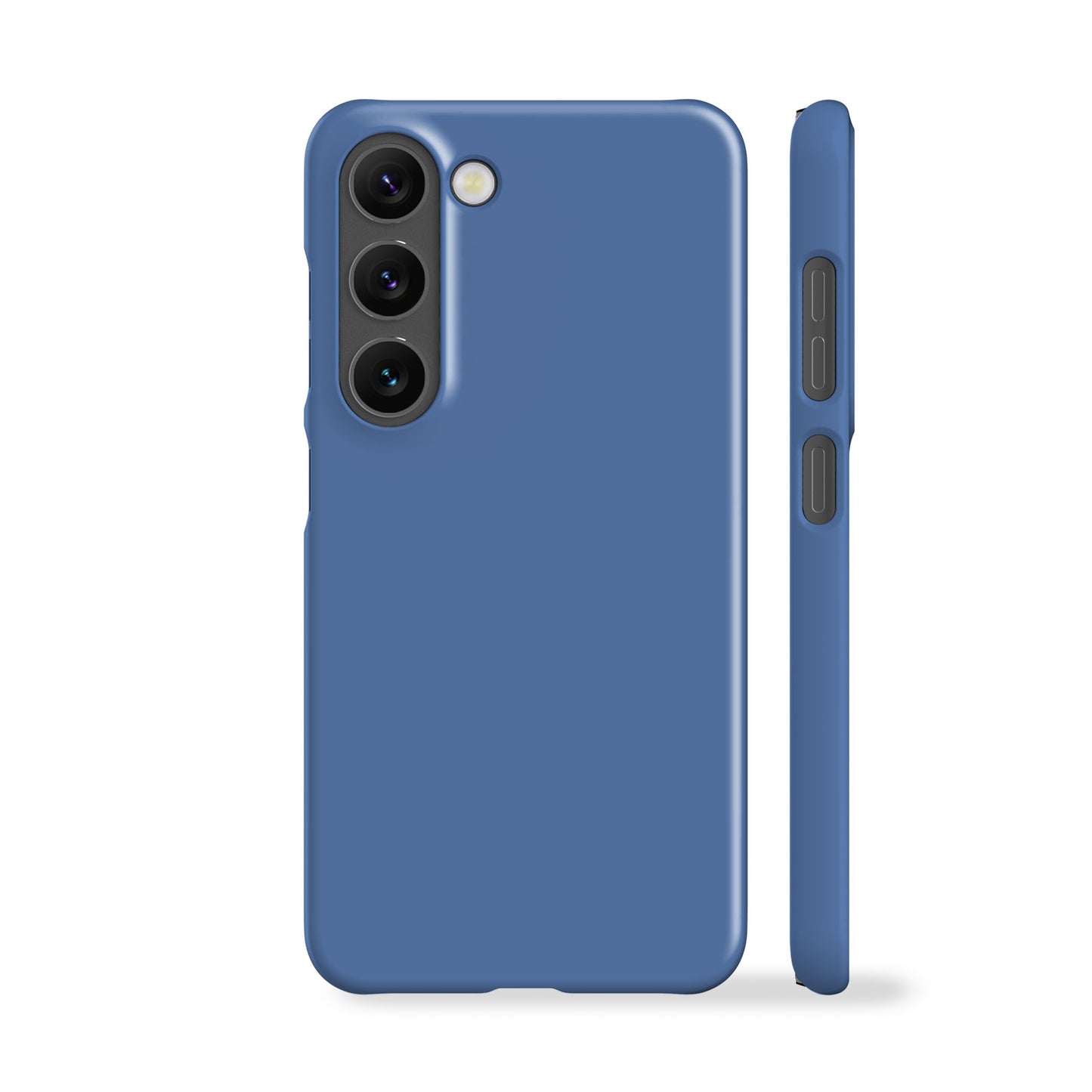 Flax Flower Blue Solid Phone Case