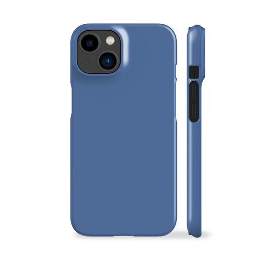 Flax Flower Blue Solid Phone Case
