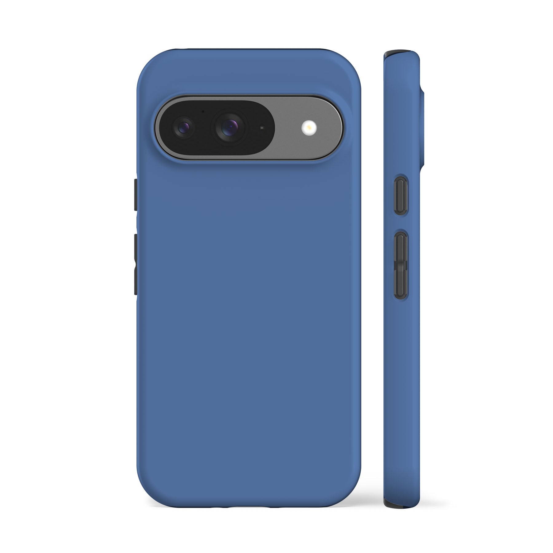 Flax Flower Blue Solid Phone Case