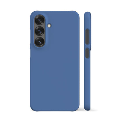 Flax Flower Blue Solid Phone Case
