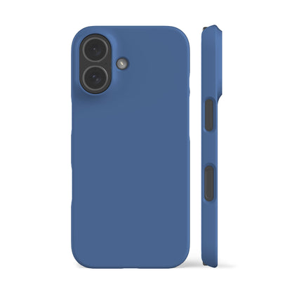 Flax Flower Blue Solid Phone Case