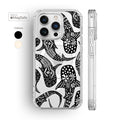Floral Shark Whale Clear MagSafe iPhone Case