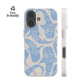 Floral Shark Whale Eco-Friendly Phone Case
