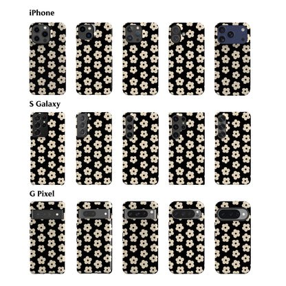 Flores Black Phone Case