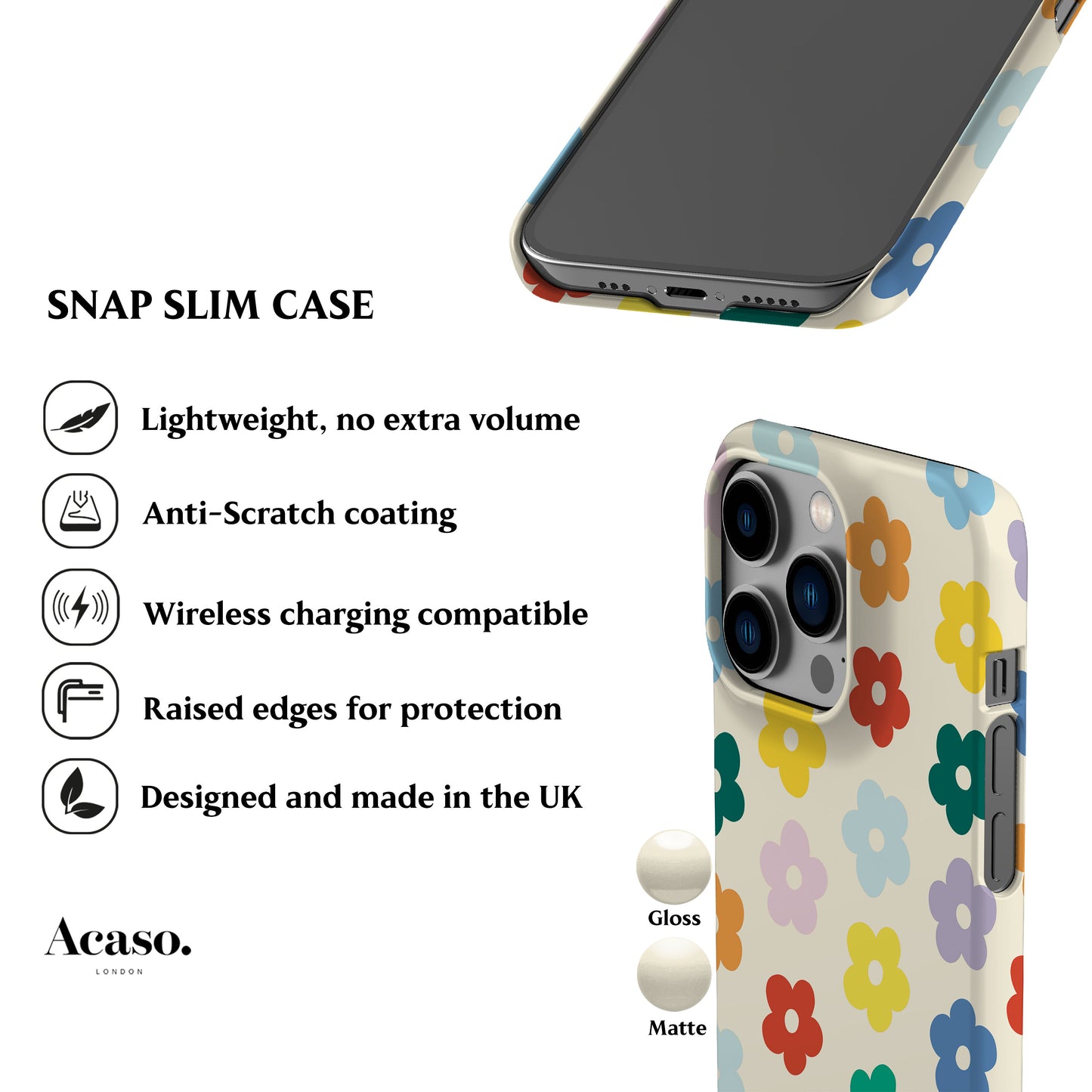 Flores Retro Phone Case