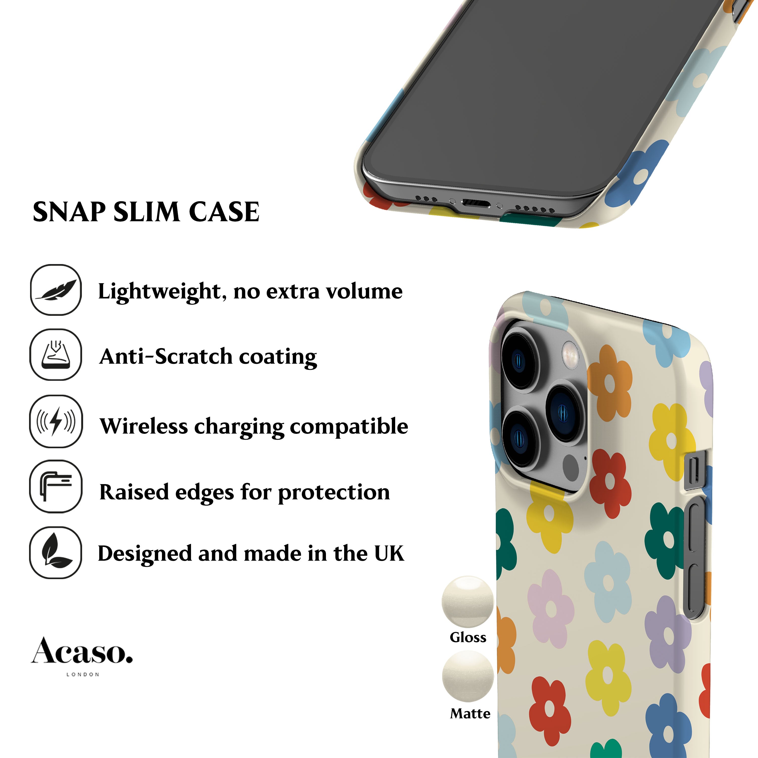 Flores Retro Phone Case