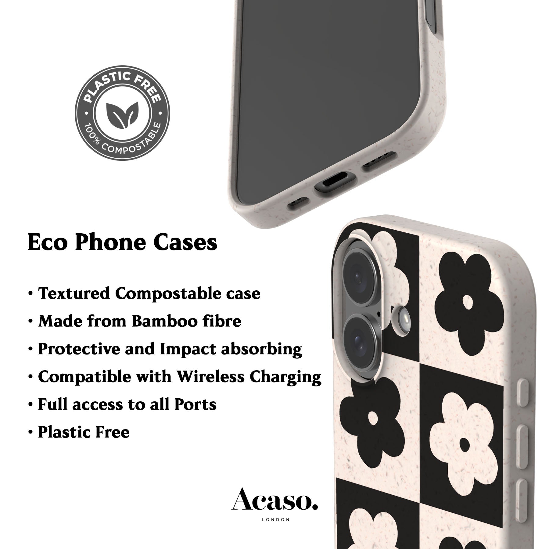 Flower Power Eco-Friendly Phone Case