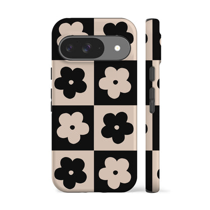 Flower Power Black Phone Case