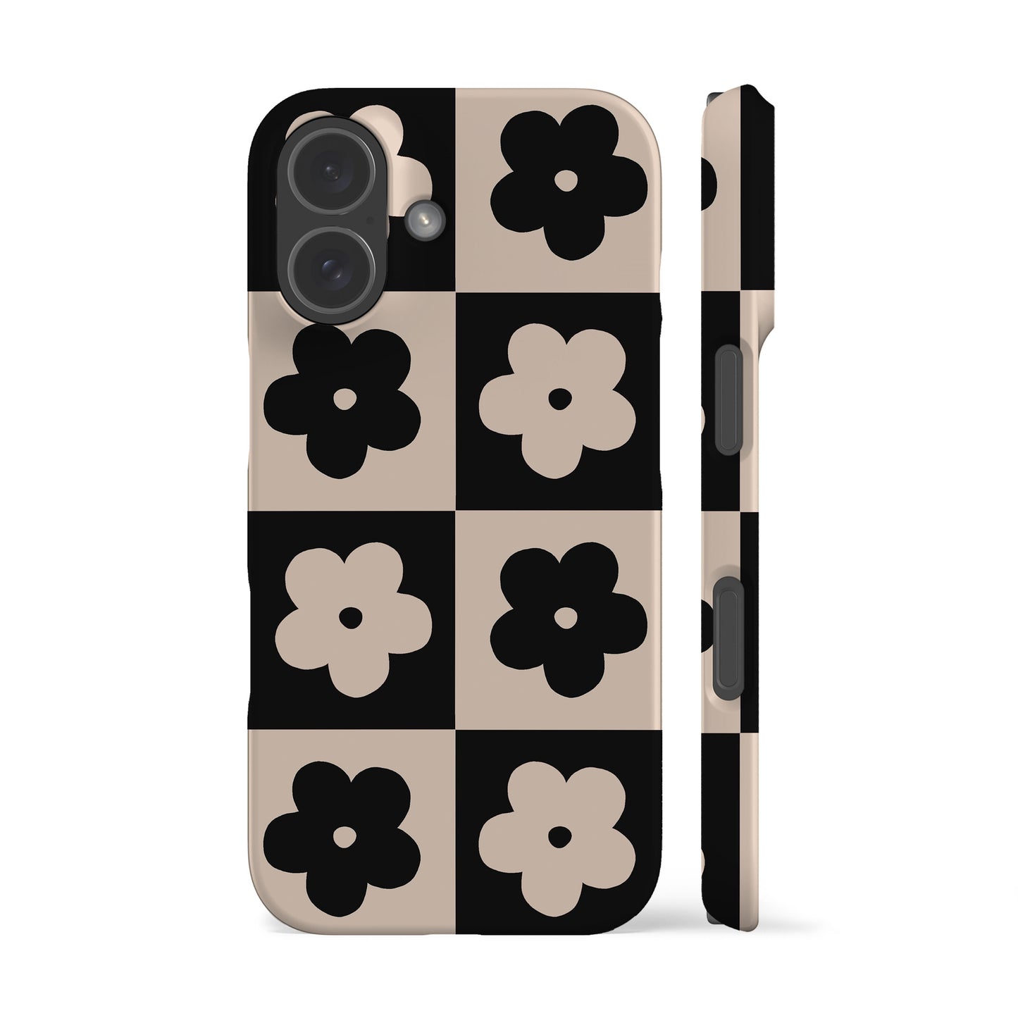Flower Power Black Phone Case