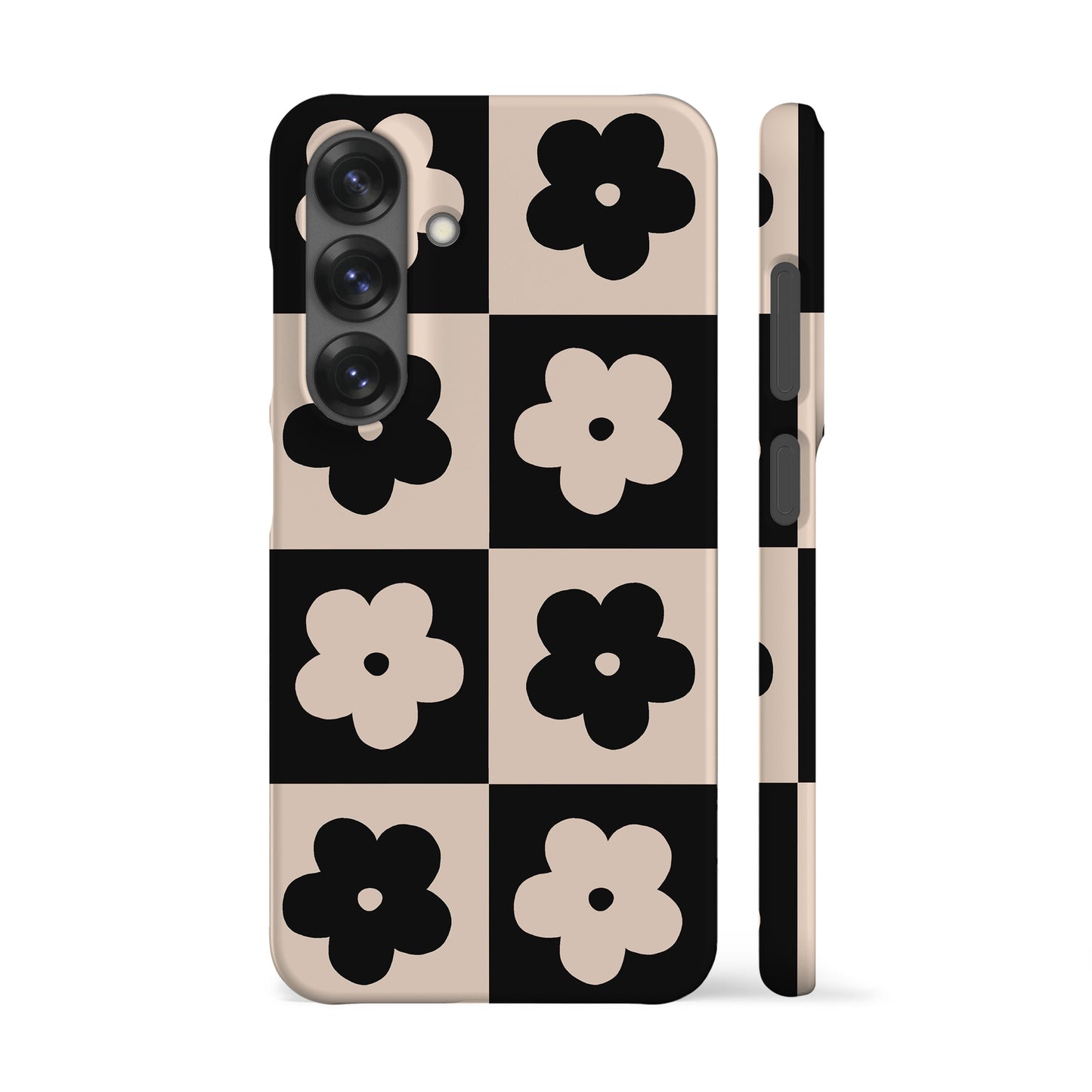 Flower Power Black Phone Case