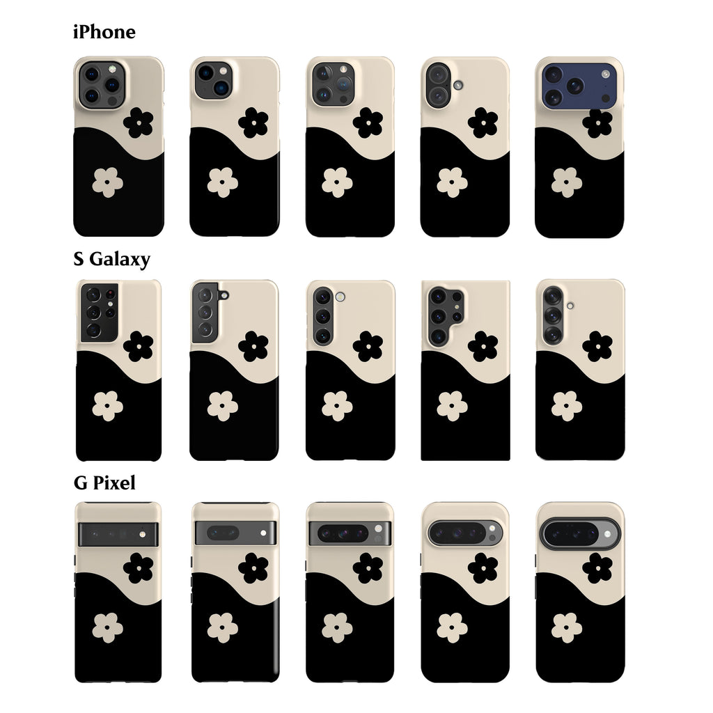 Flower Yin Yang Phone Case