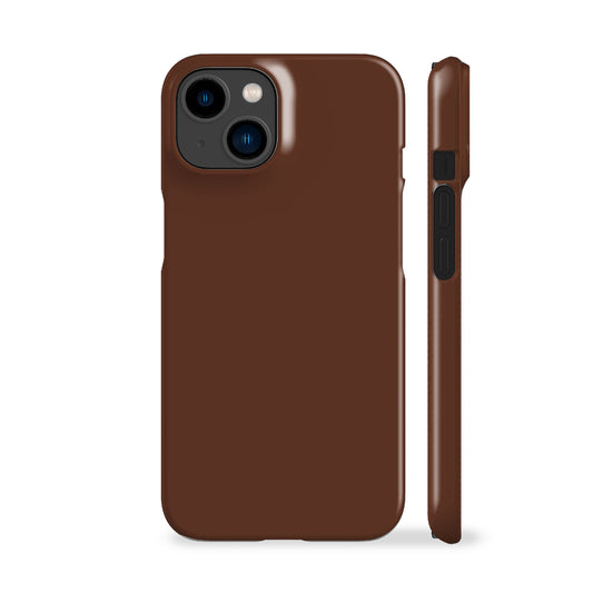 Solid Fondant Brown Phone Case