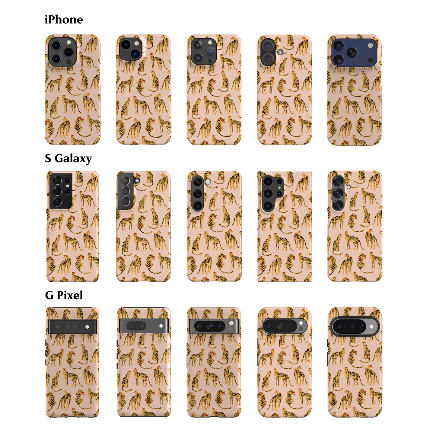 French Cheetah Dalla Phone Case