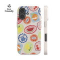 Fruit Stickers Eco-Friendly Phone Case