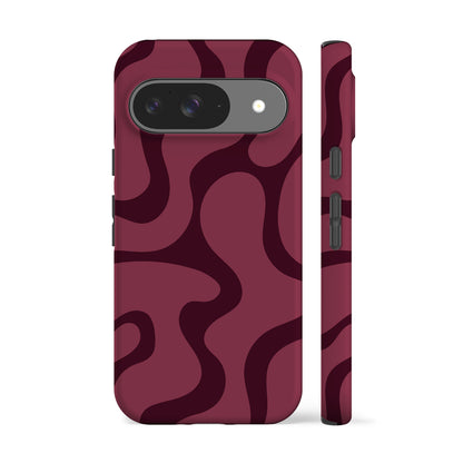 Funky Wave Deep Rose Phone Case