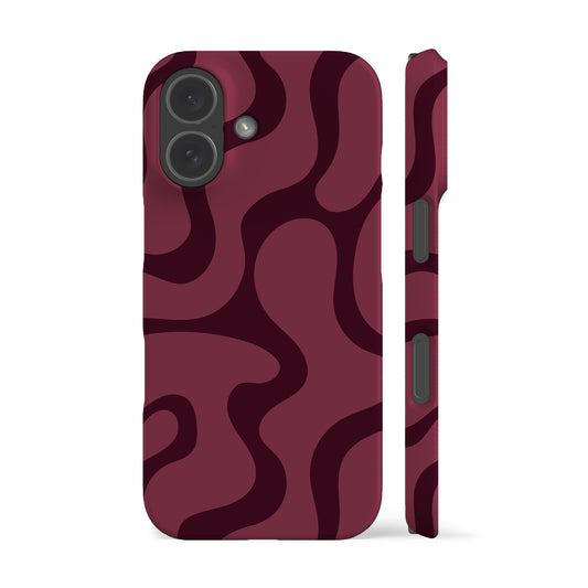 Funky Wave Deep Rose Phone Case