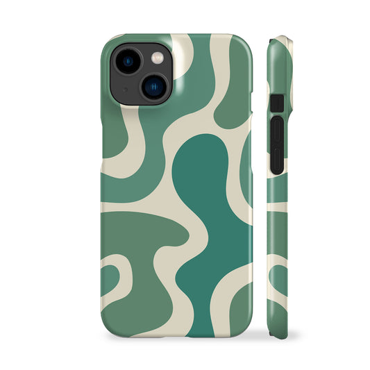 Funky Wave Green Phone Case
