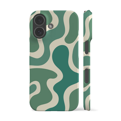 Funky Wave Green Phone Case