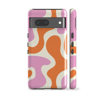 Funky Wave Pink Phone Case