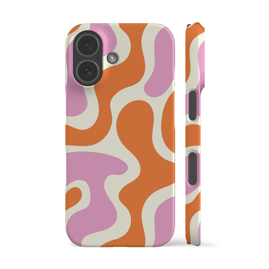 Funky Wave Pink Phone Case