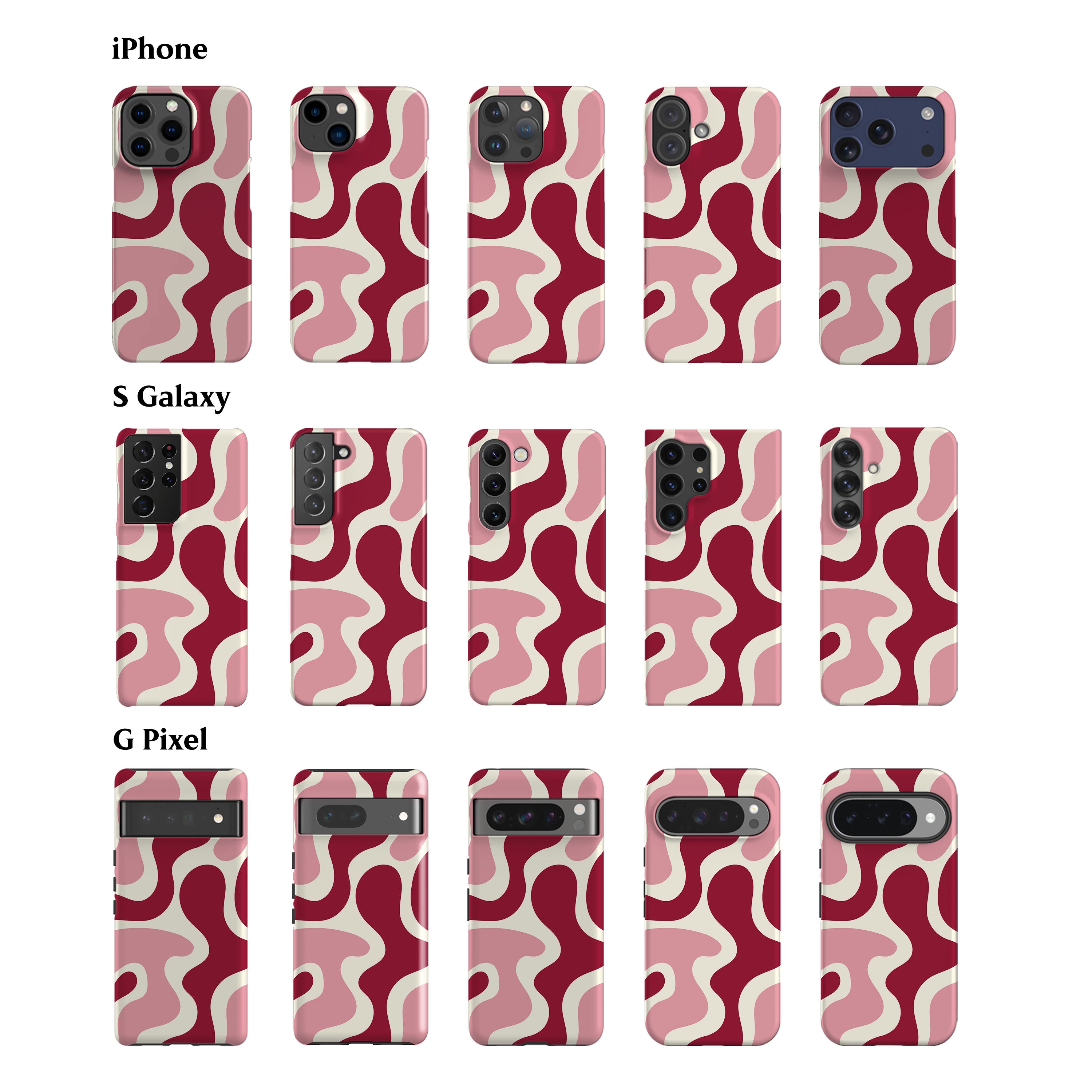 Funky Pink Wave Phone Case