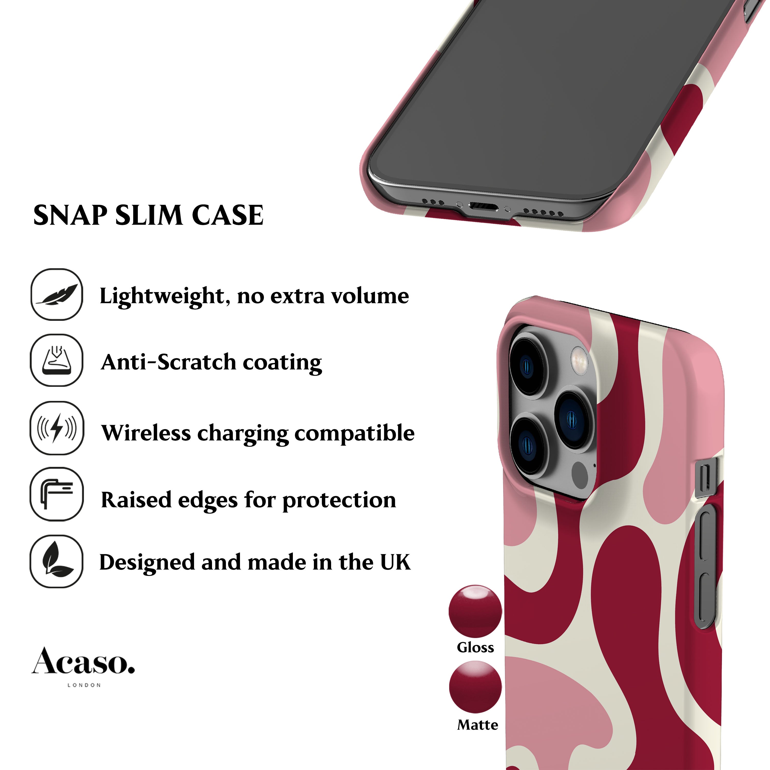Funky Pink Wave Phone Case