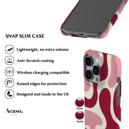 Funky Pink Wave Phone Case