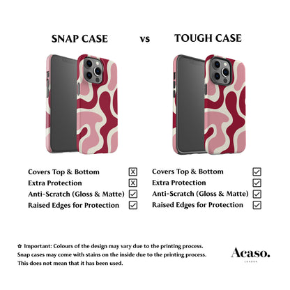 Funky Pink Wave Phone Case