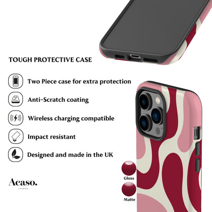 Funky Pink Wave Phone Case