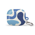 Funky Waves Blue AirPods Case Cover