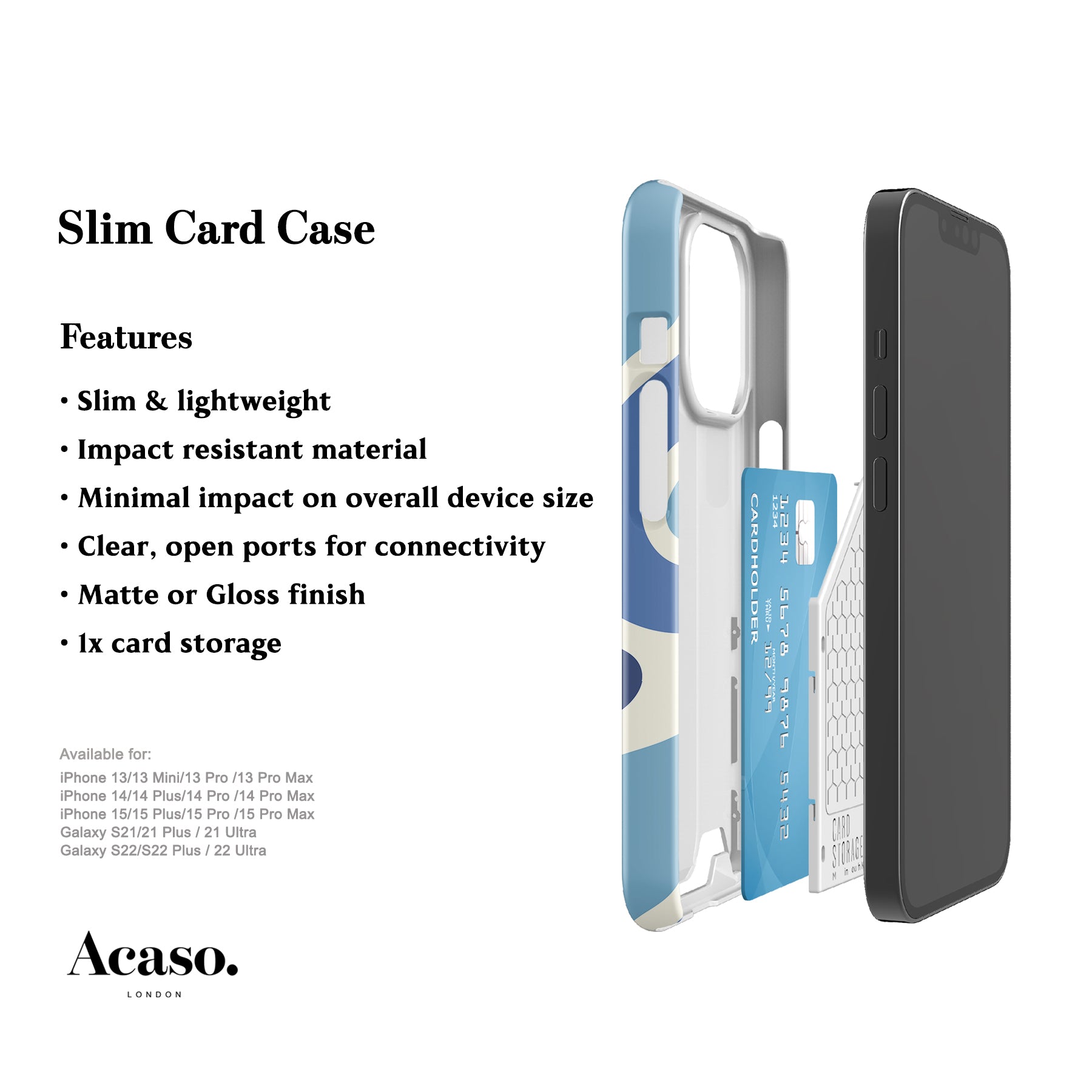 Funky Wave Card Case
