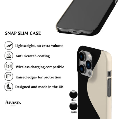 Geo Minimal Black Phone Case