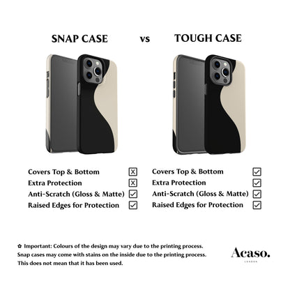 Geo Minimal Black Phone Case