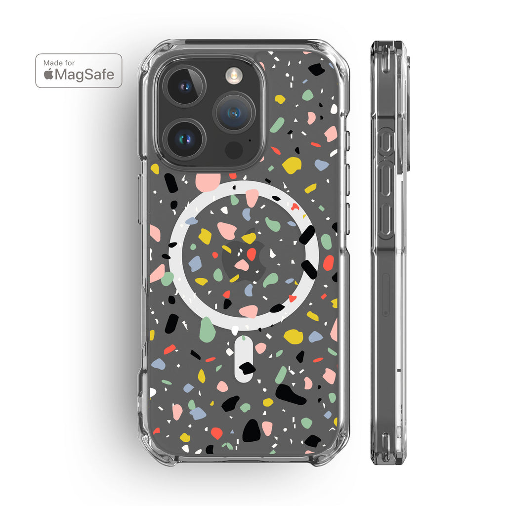 Terrazzo Clear MagSafe iPhone Case
