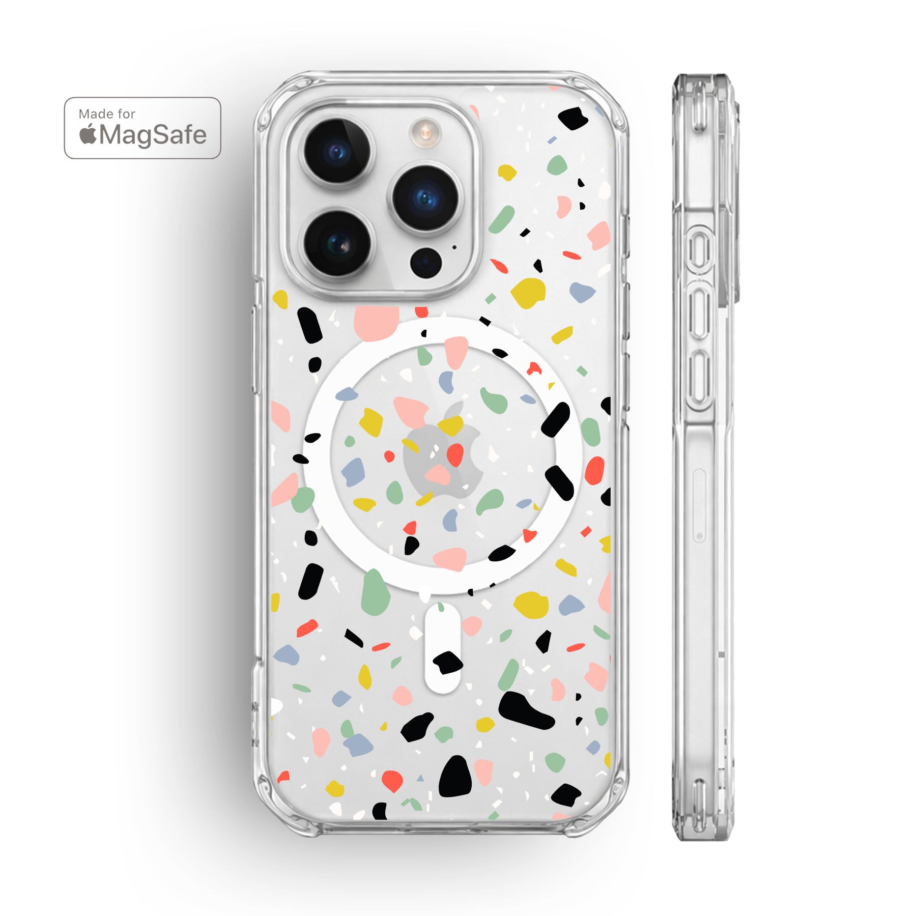 Terrazzo Clear MagSafe iPhone Case
