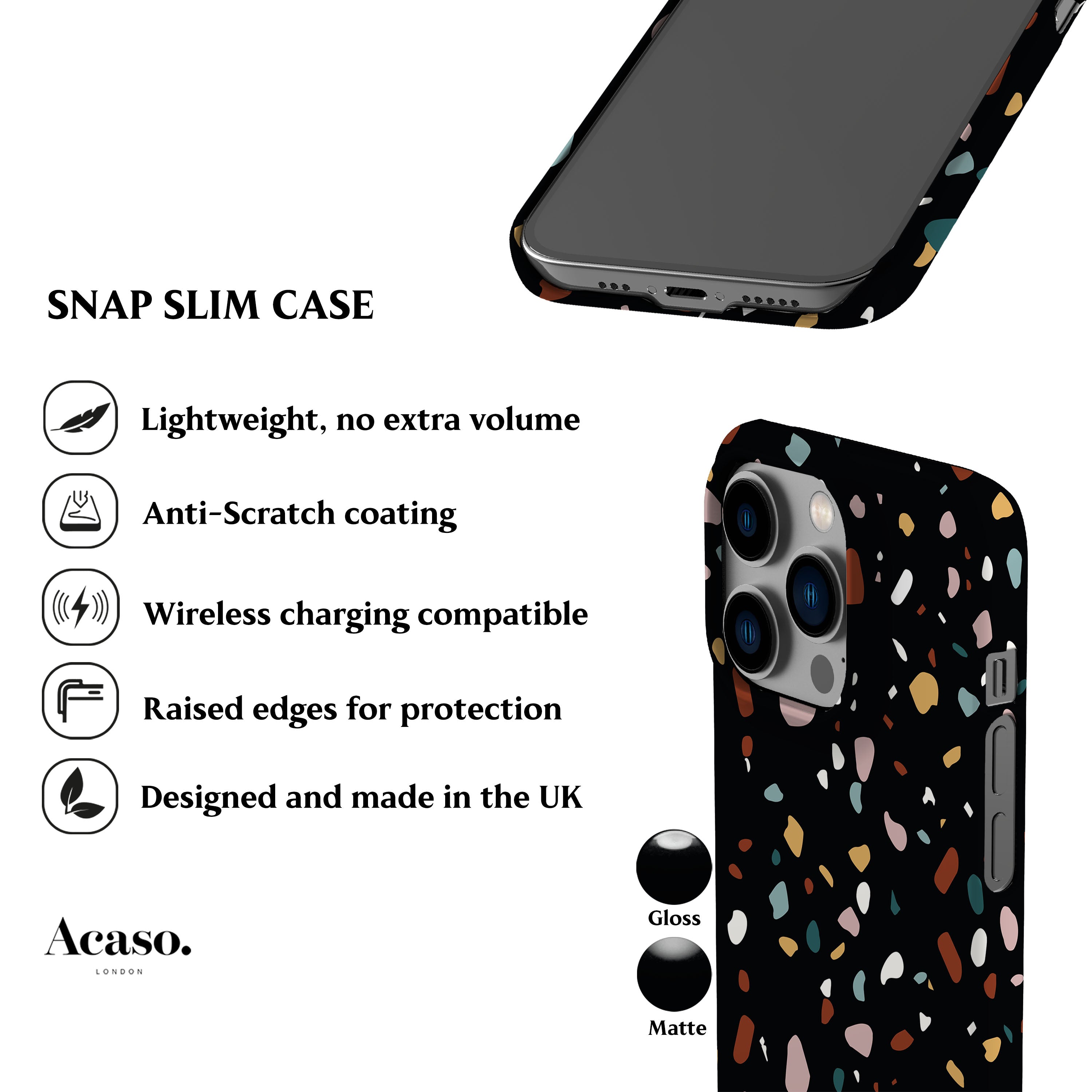 Geo-Terrazo Jane Phone Case