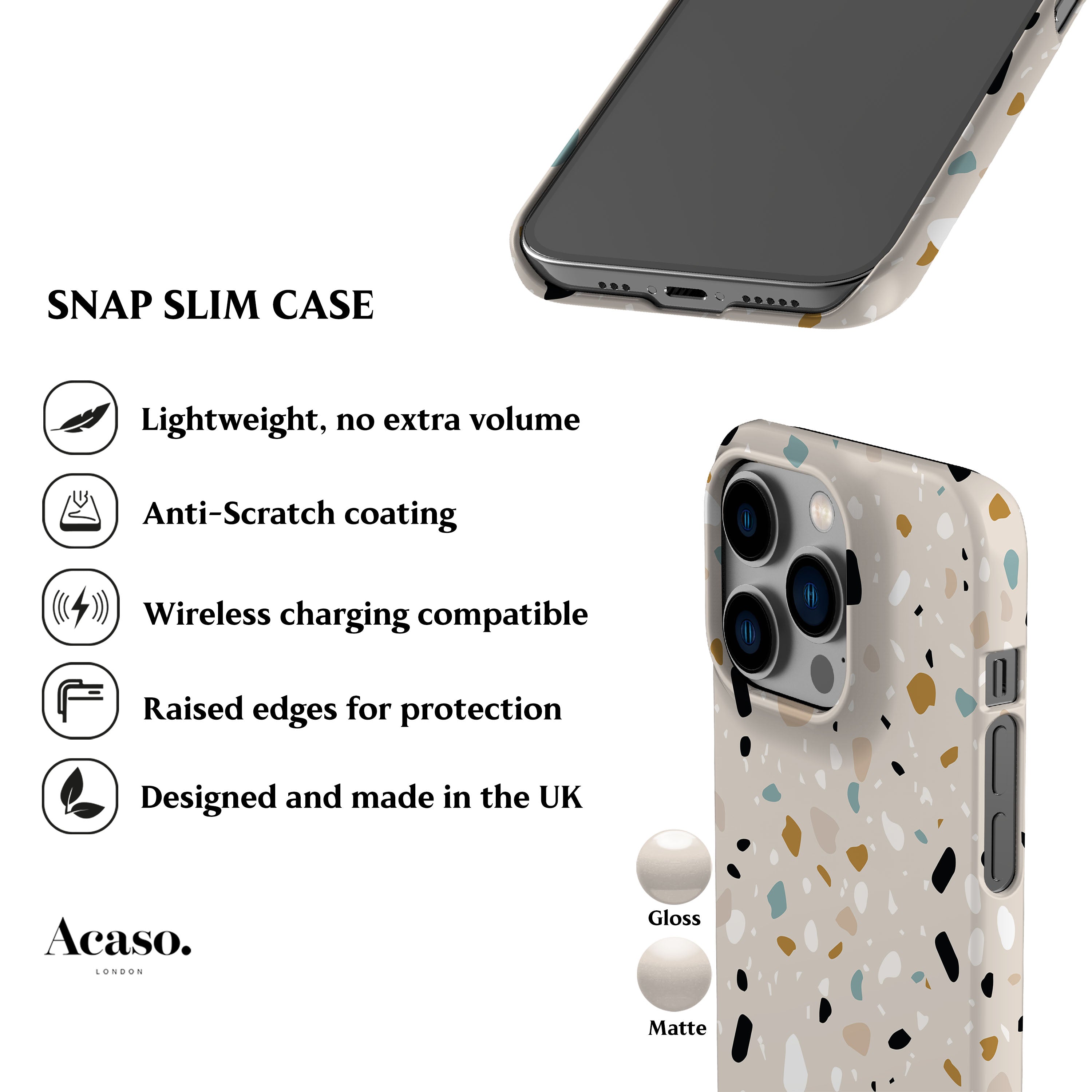 Geo-Terrazzo Rina Phone Case