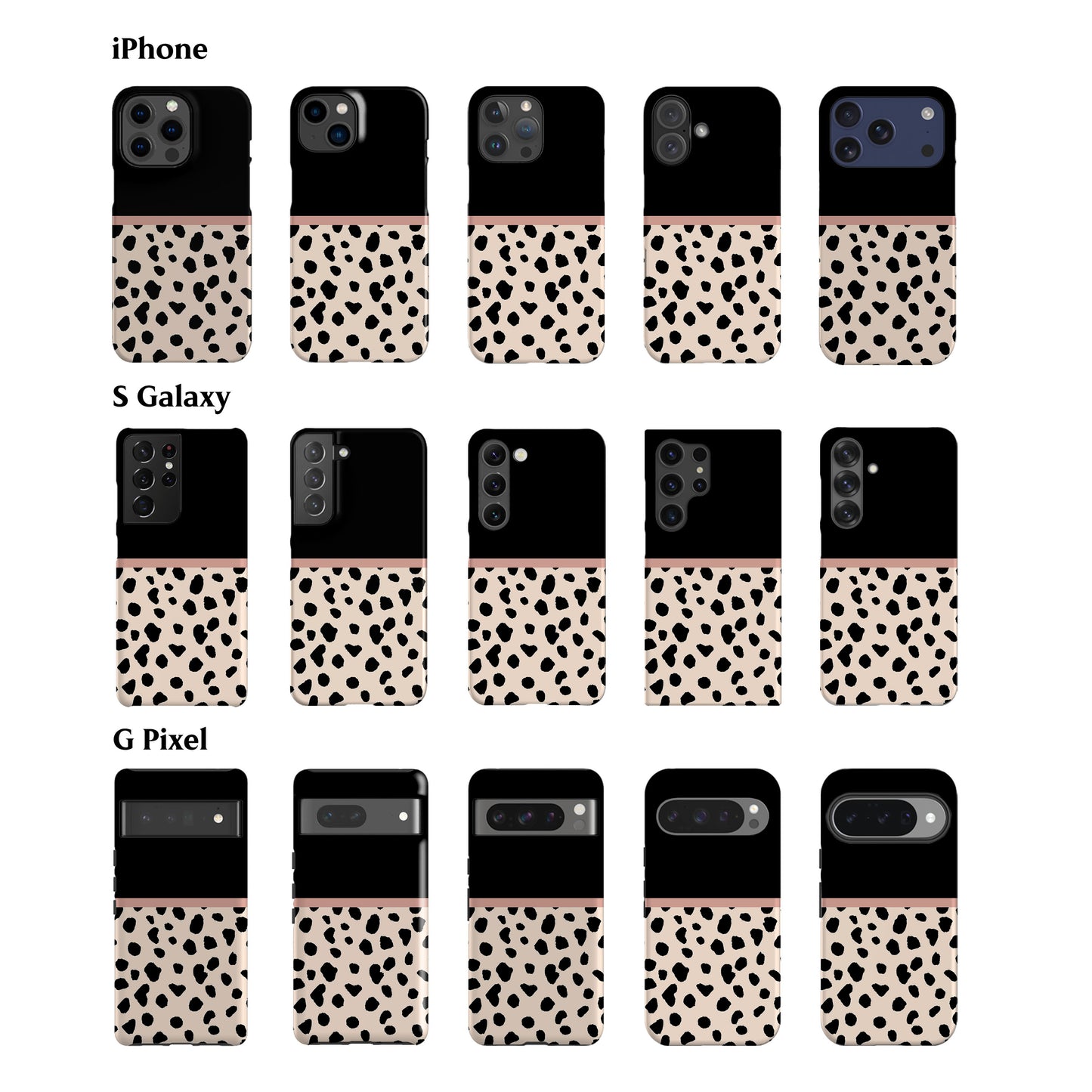 Geo Animal Dots Phone Case