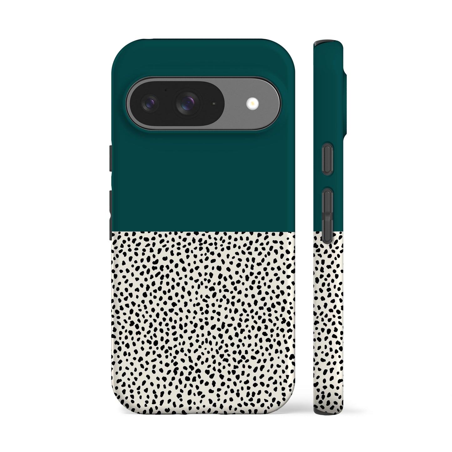 Geo Dalmatian Teal Phone Case