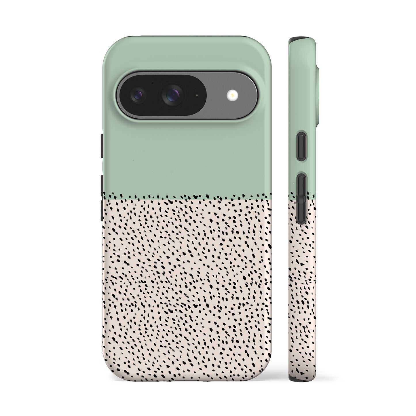 Geo Mini Dots Green Phone Case